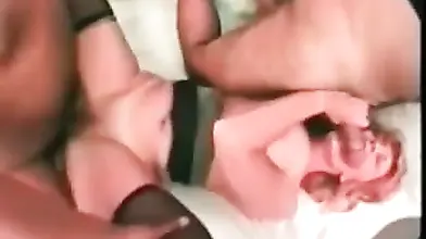 Mature Redhead Sets Her Huge Tits Free