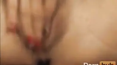 Mature Brunette Plays on the Sofa