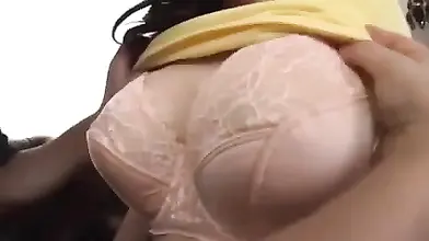 Lovely Japanese MILF Loves Tit Squeezing