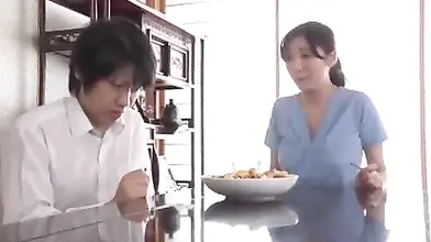 Lovely Japanese MILF Loves Tit Squeezing