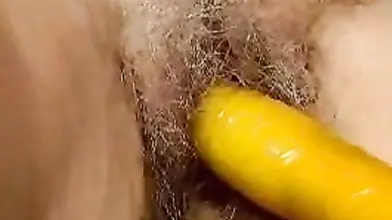 Mature Granny Plays Hard on the Couch