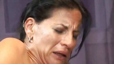 Brunette MILF Enjoys Intimate Oral Pleasure