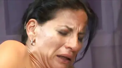 Brunette MILF Enjoys Intimate Oral Pleasure