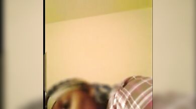 Mature Ebony Skank Gives Phone Blowjob