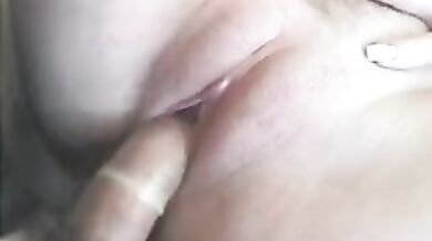 Pervert Licks Mature Babe's Big Breasts