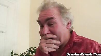 Mature Couple Shares Young Lover