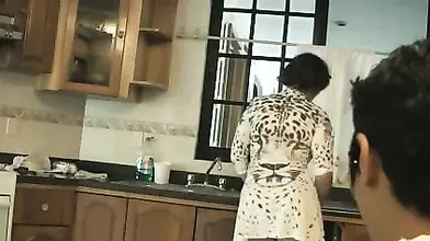 Sweet MILF Screws Masked Dude