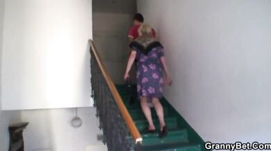 Seductive Mature Granny and Young Lover