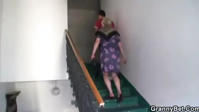 Seductive Mature Granny and Young Lover