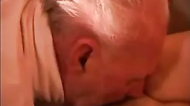 Attractive Euro Teen and Horny Mature Grandpa