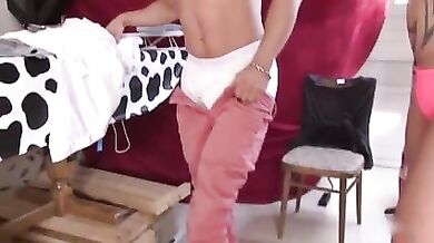 Mature Redhead Invites Friend for Anal