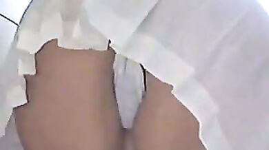 Blonde Granny's Kitchen and Shower Fun