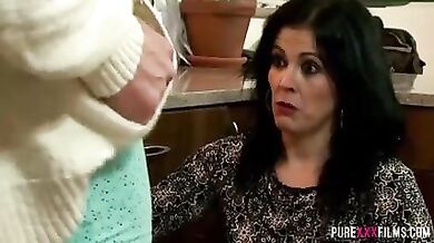 Brunette MILF's Wild Group Sex