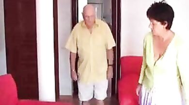 Mature Woman Seduces Young Man