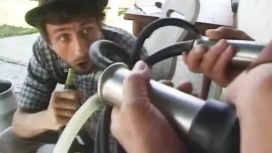 Mature Woman Seduces Young Peasant