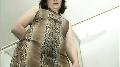 Busty Brunette Enjoys a Shag with Young Waiter