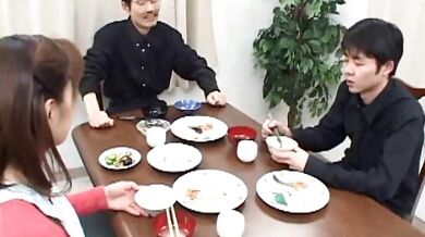 Cute Milf's Stimulating Dinner Fuck