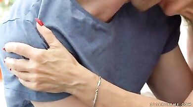 Gorgeous Mature Blonde Sucks