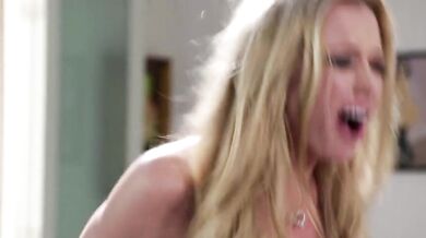 Hot Mom Seduces Not Her Son in Bed