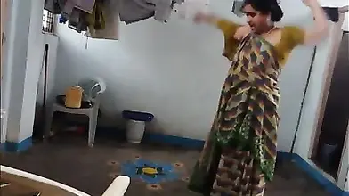 Mature Indian Woman Prepares for Sex