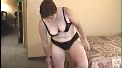 Blonde Granny's Vibrator Fun