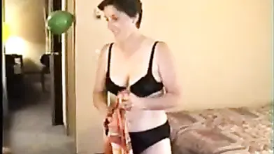 Blonde Granny's Vibrator Fun