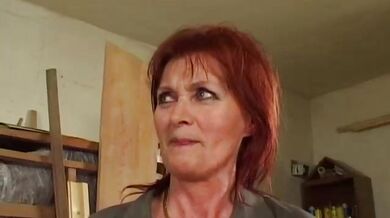 Redhead MILF's Hard Pussy Smashing