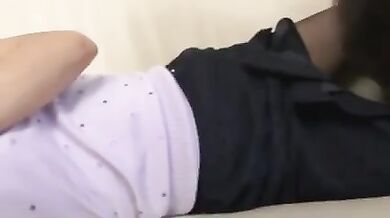 Sleeping Japanese Milf Molested by Pervert