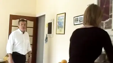 Sexy Blonde MILF Rides with Spanked Red Butt-Cheeks