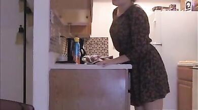 Mature Granny Teases with Her Voluptuous Body