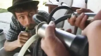 Mature Woman's Backyard Boning