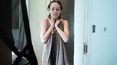 Sexy MILF Nanny Shows Off Her Huge Tits