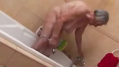 Mature Granny Rides Young Athletic Man