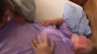 Mature Granny Rides Young Athletic Man