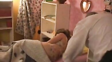 Bald Man Fucks His Mature Wife