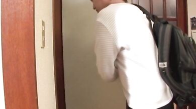 Japanese Milf Tutor Makes Him Cum