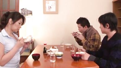 Japanese Milf Tutor Makes Him Cum