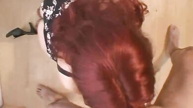 Redhead MILF Shuts Up During Hard Fucking