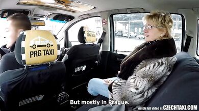 Mature Blonde Pays for Ride with Pussy