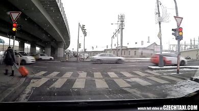 Mature Blonde Pays for Ride with Pussy