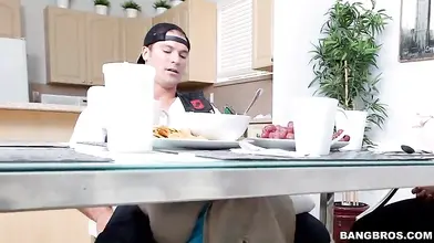 Blonde MILF Rides Big Snake