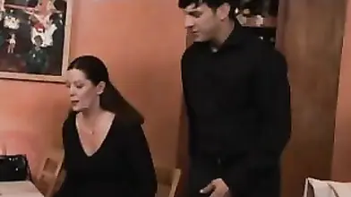 Lonely Neighbor Fucks Cute Nerd MILF