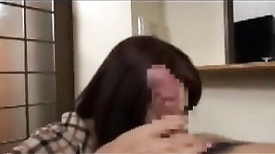 Hairy Milf Fingers Skinny Japanese Partner in Bed