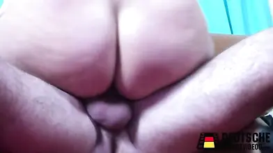 German Milf Swallows Boner on Kitchen Table