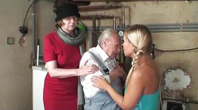 Lusty Granny Fucks Younger Man