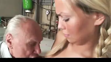 Lusty Granny Fucks Younger Man