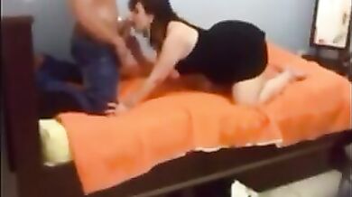 Lonely MILF Fucks College Boy on Business Trip