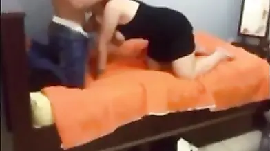 Lonely MILF Fucks College Boy on Business Trip