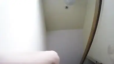 Horny Mom Plays with Tits on Stairs