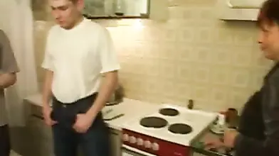 Pregnant Redhead Milf Showered with Attention